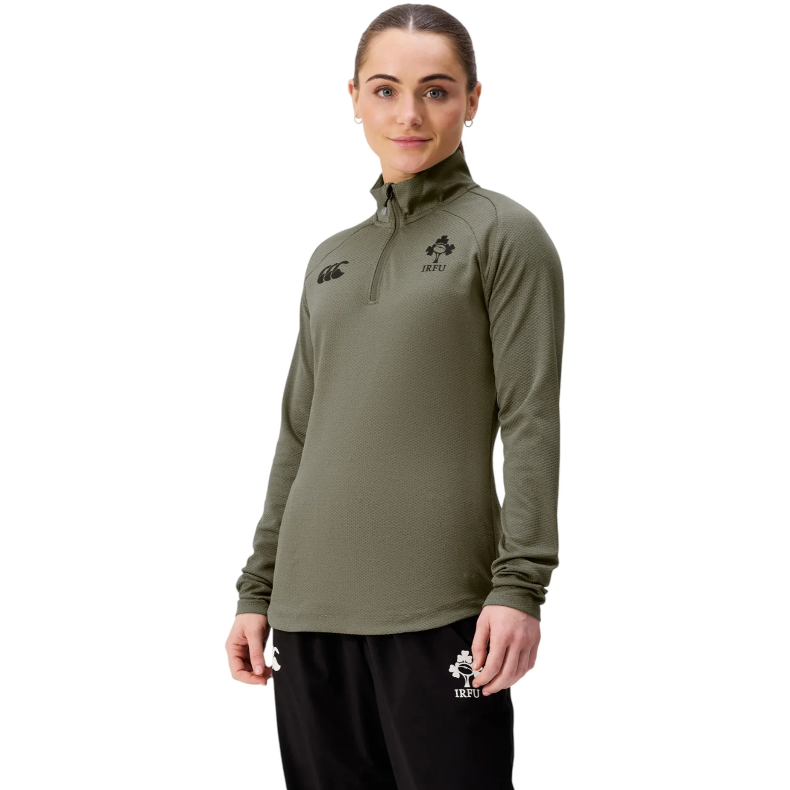 Canterbury IRFU Ireland Rugby Elite Womens First Layer Top