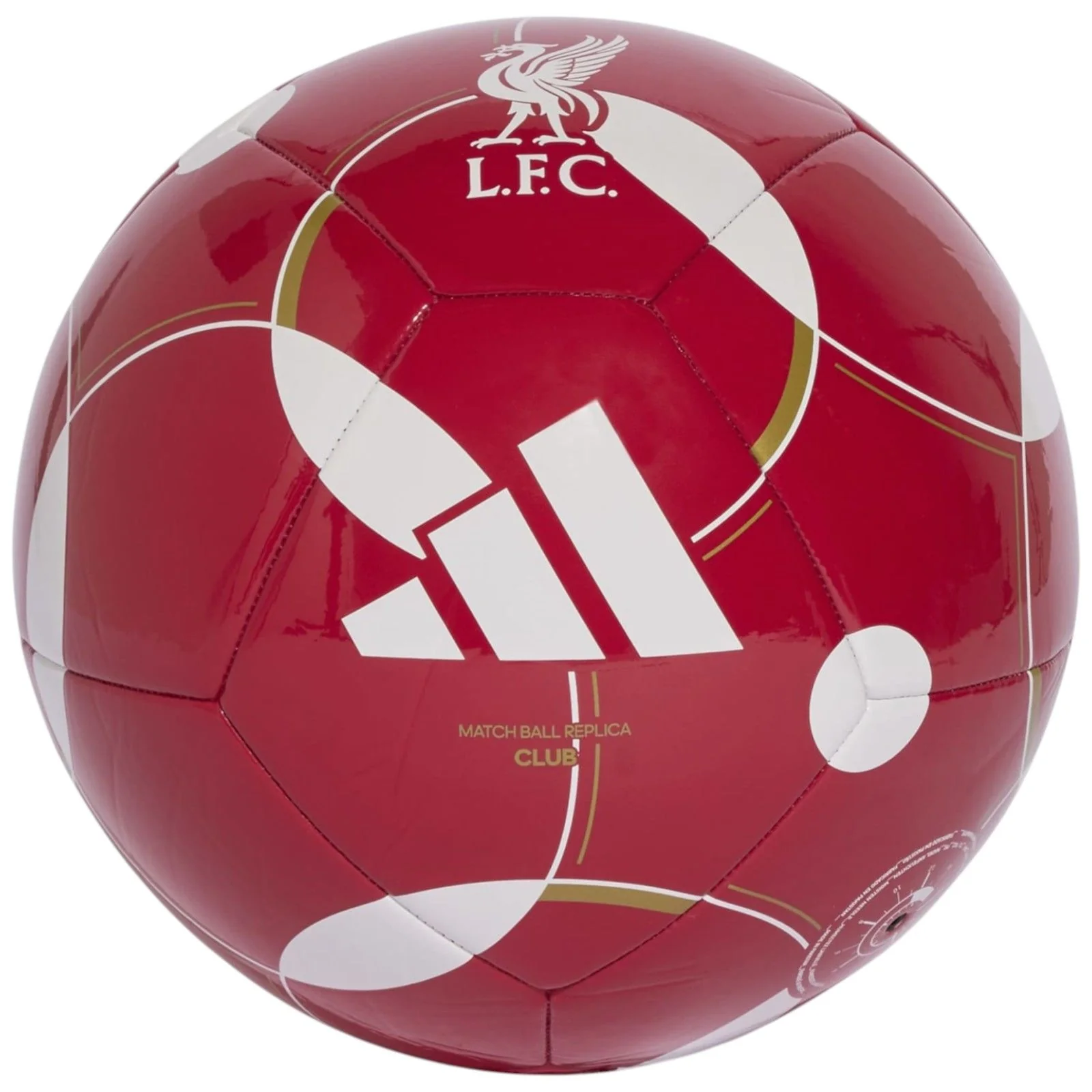 adidas Liverpool Football Home Club Ball - Size 5