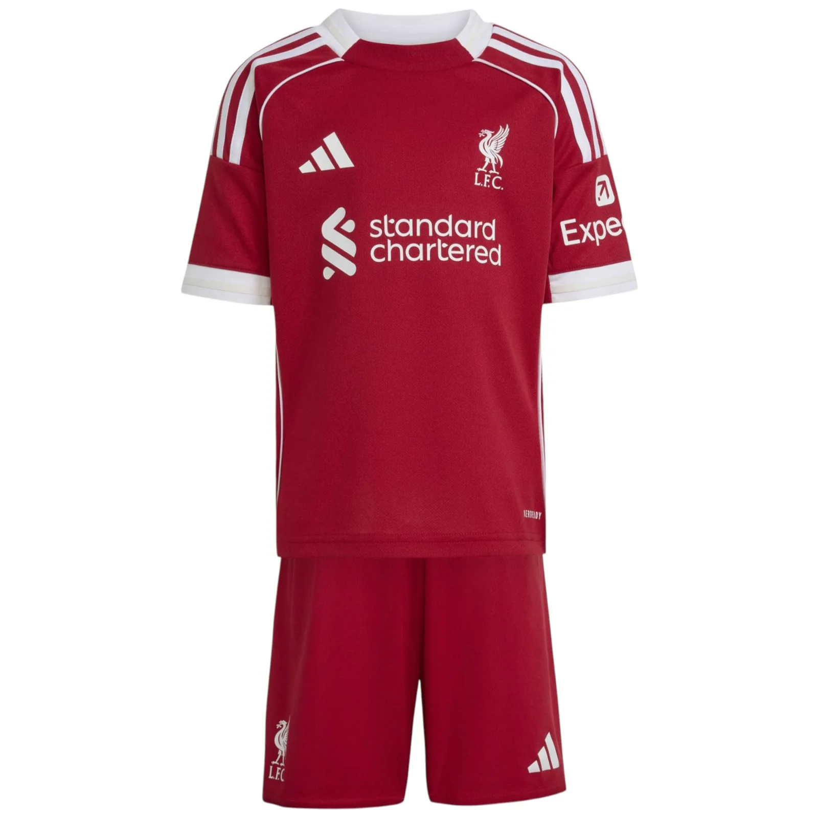 adidas Liverpool Football 2025/26 Mini Kids Home Kit
