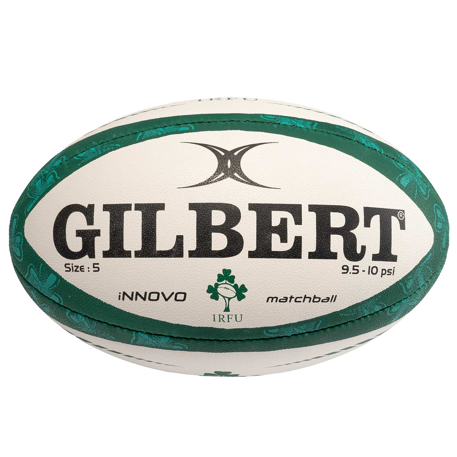 Gilbert IRFU Ireland Rugby 2025/26 Size 5 Innovo Match Ball